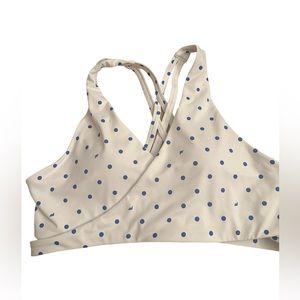 Cute Fabletics Polka dot Sports Bra